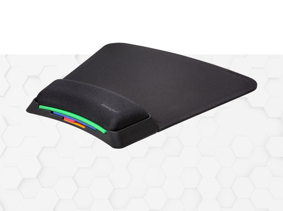 Mouse Pads on grey background