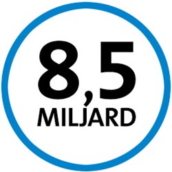 8.5 miljard