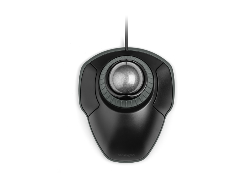 Orbit® Trackball with Scroll Ring- Space Gray on white background