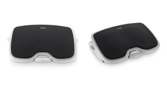Side and front shot of the SoleMate Comfort Footrest with SmartFit-System with white background