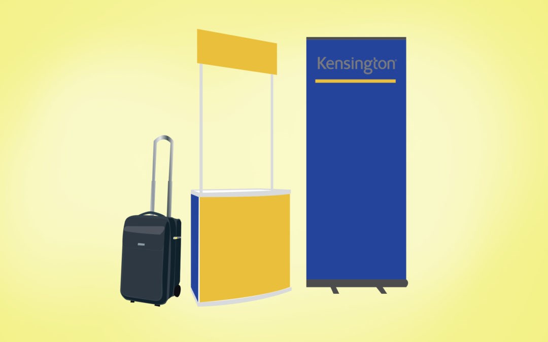Kensington SecureTrek Lockable Laptop Bags: At a Trade Show Blog Header Image