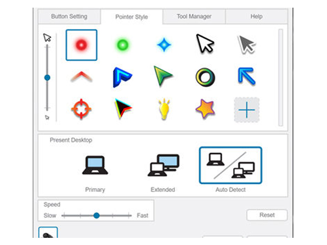 Virtual Pointer Customization