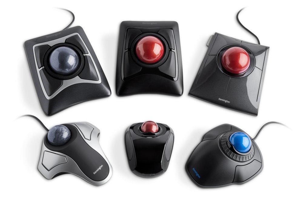 assorted Kensington trackball mouses