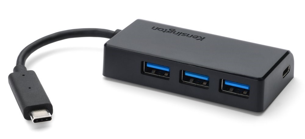 A Kensington USB-C 4-Port Hub