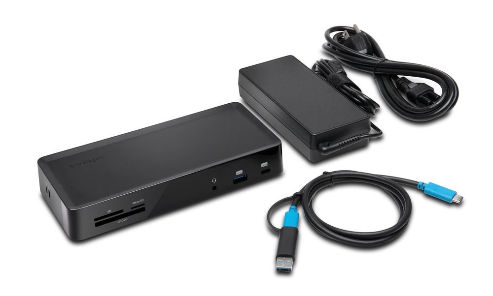 A Kensington Hybrid USB-C and USB-A Docking Station