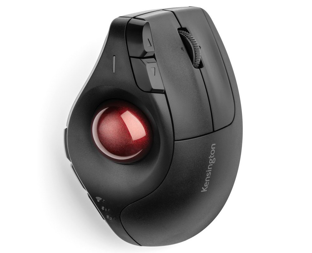 A Kensington Pro Fit® Vertical Trackball mouse