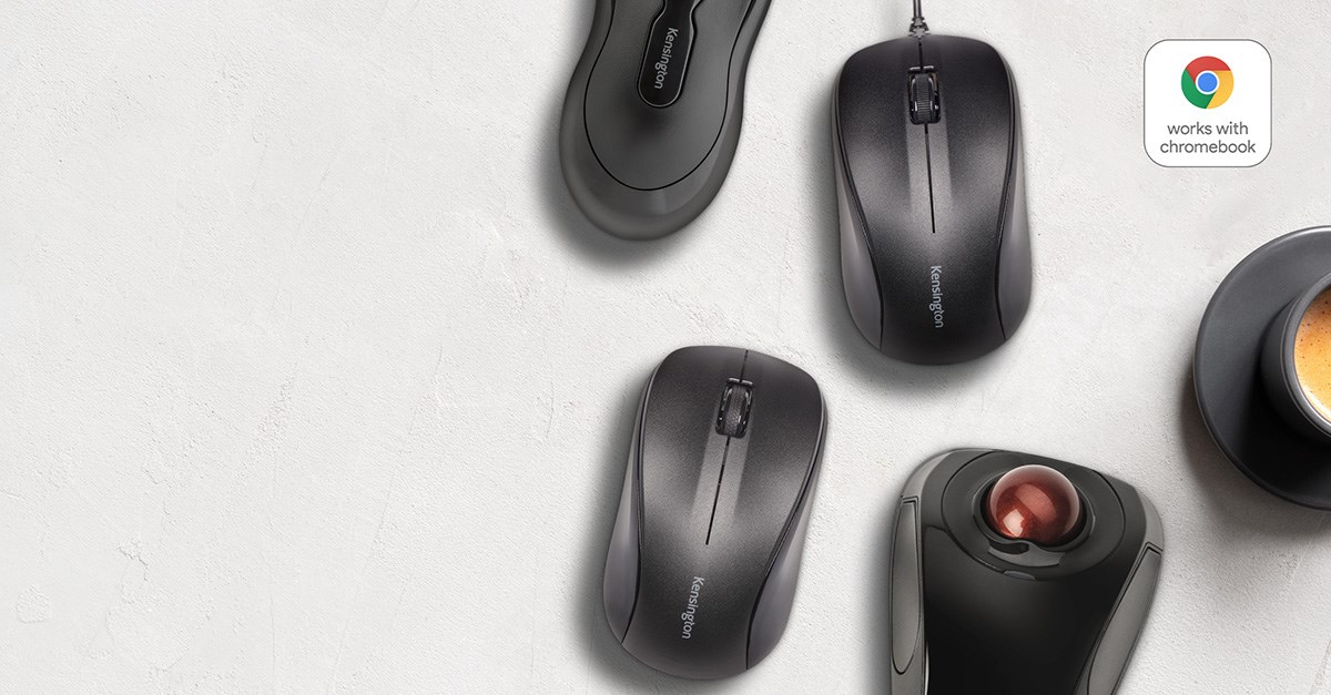 5 different types of Kensington mouses that work with Chromebooks