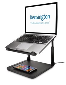 Kensington SmartFit® Laptop Riser with Wireless Phone Charging Pad 