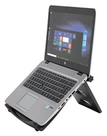 Laptop with Kensington Easy Riser