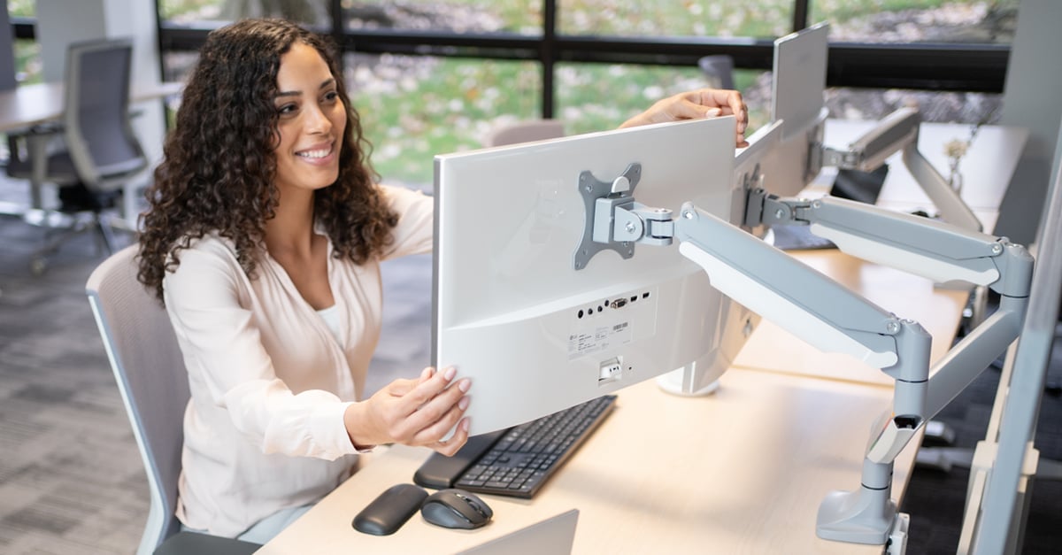 Lap Desk - With Retractable Mouse Pad - Monitor Mounts, Display Mounts and  Ergonomics