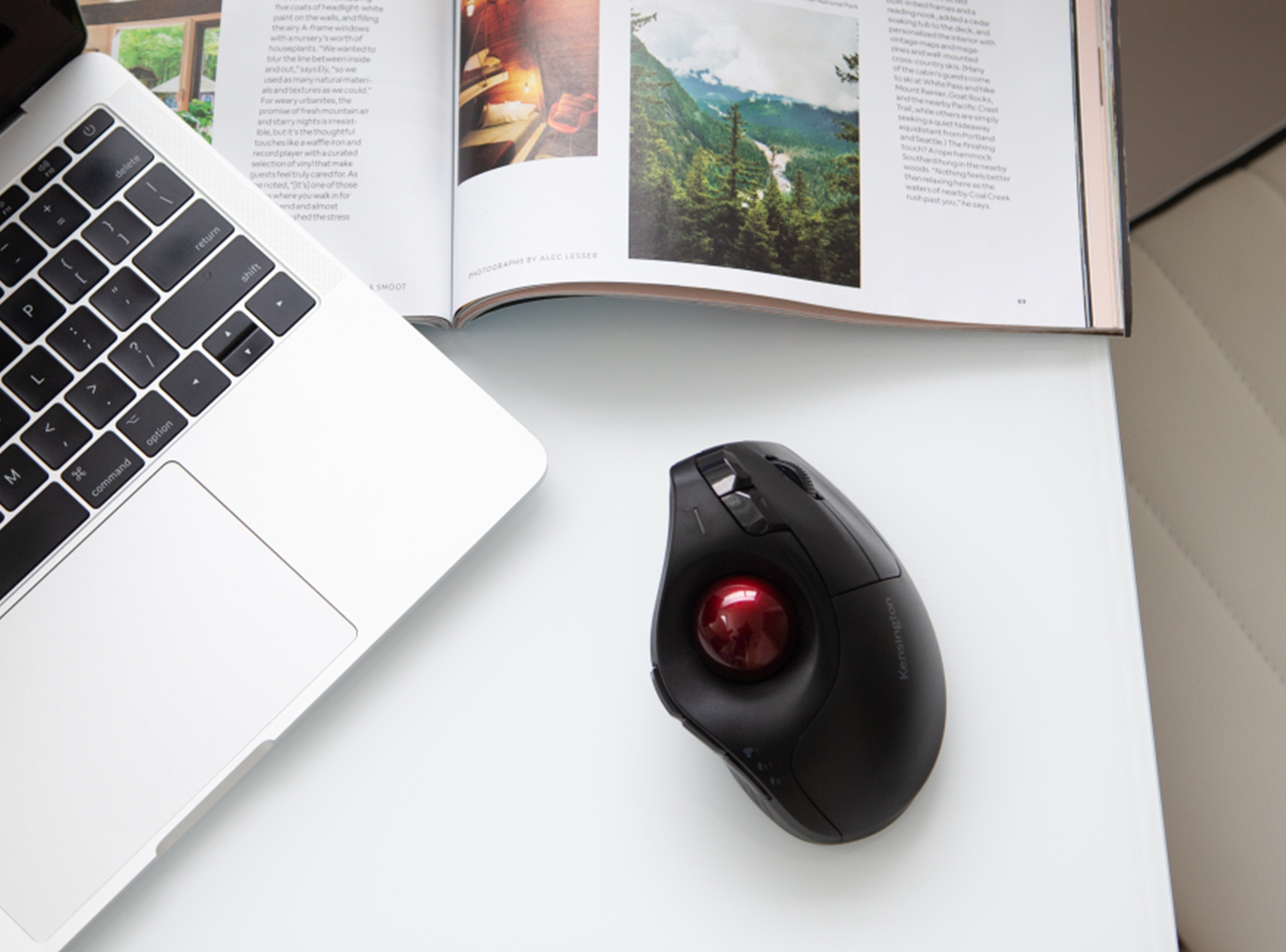 Qual a melhor forma de limpar uma Trackball?