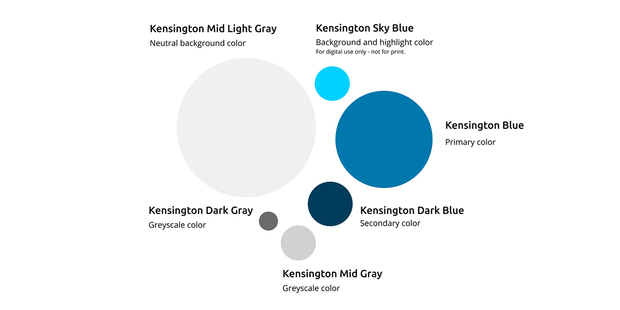 Examples of color usage.