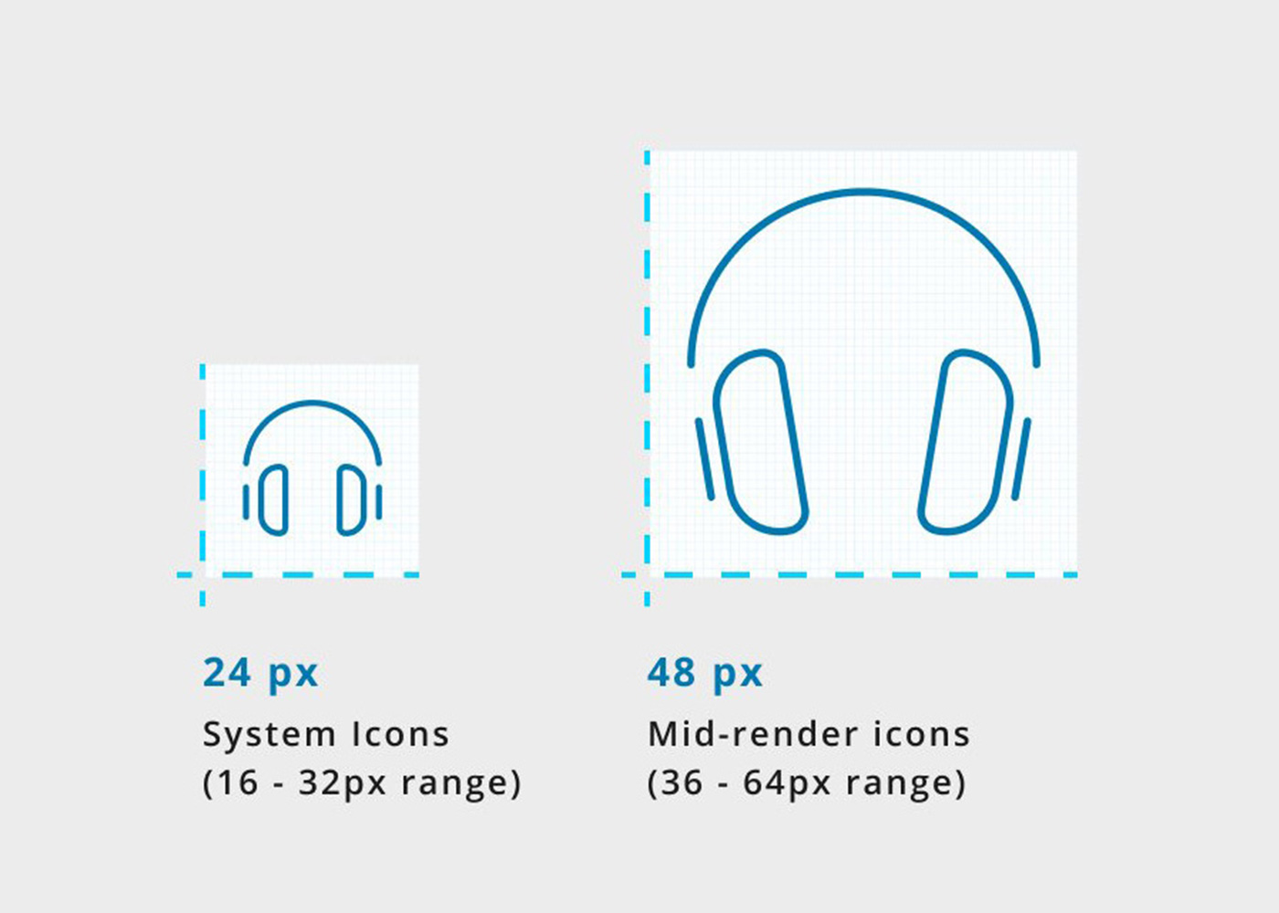 Icon specs for designers.