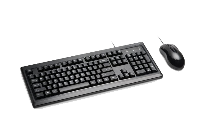 Keyboard for Life Desktop Set on grey background