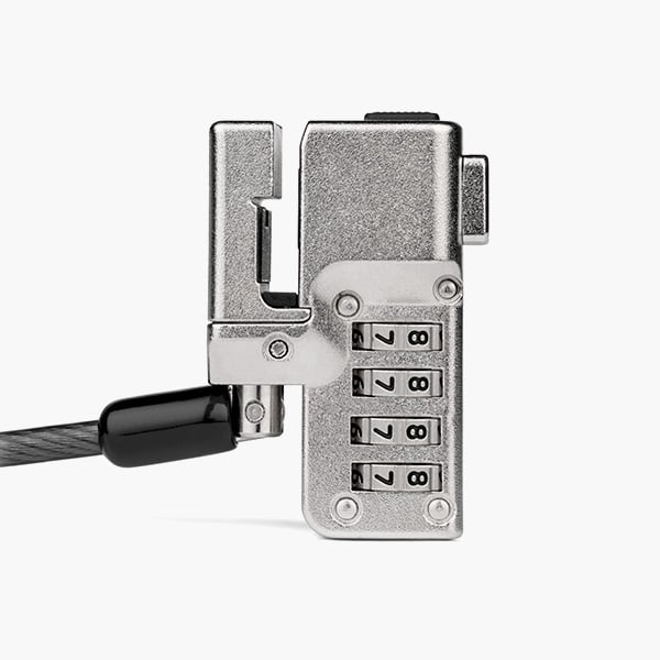 Combination lock for surface pro and surface go on a white background