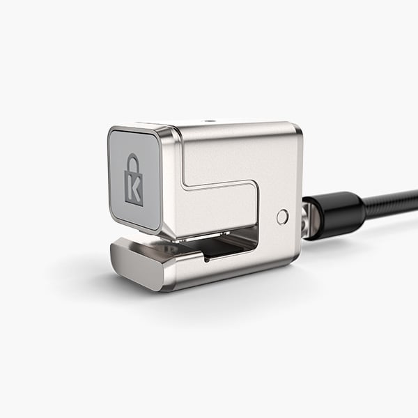Keyed cable lock for surface pro and surface go on a white background