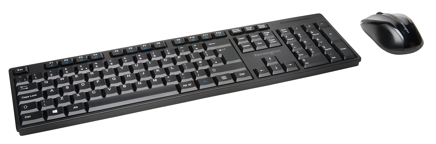 Kensington Conjunto de ratón y teclado inalámbricos de perfil bajo Pro Fit®