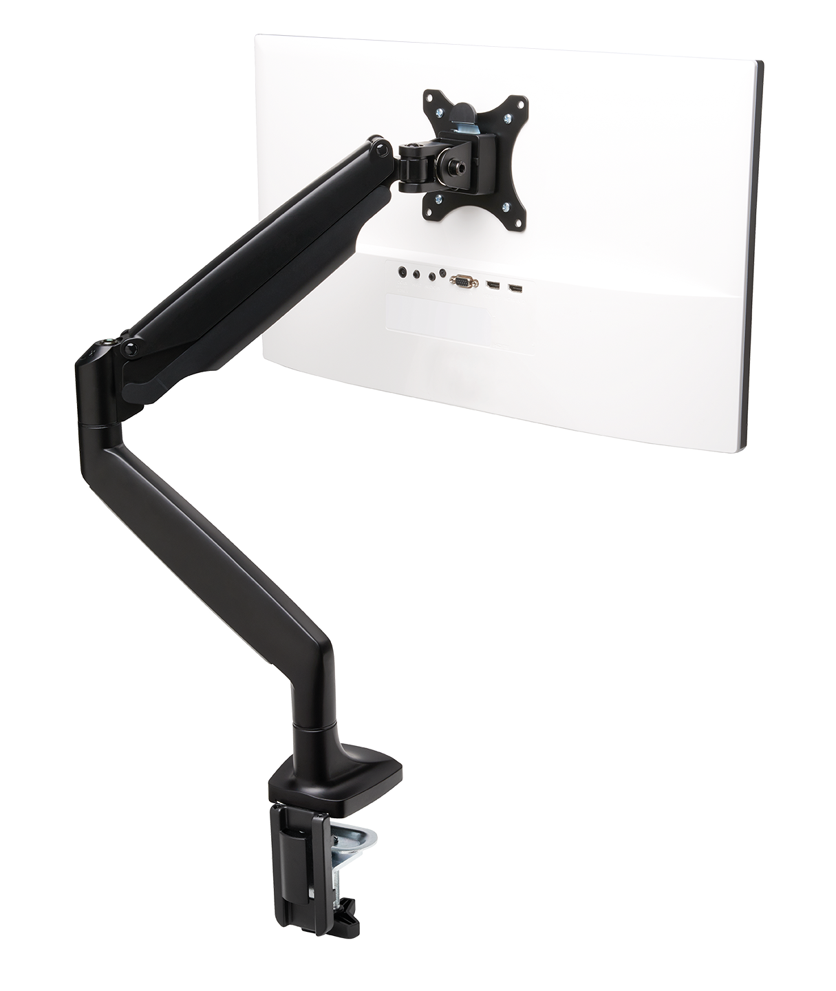 SmartFit Braccio monitor singolo nero su sfondo bianco
