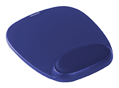 tappetino per mouse in schiuma blu