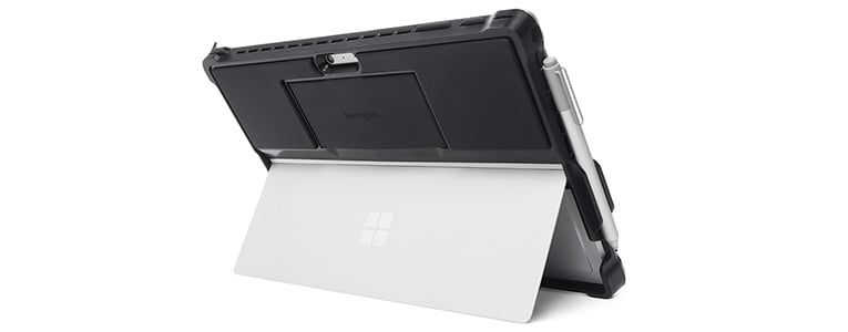 Rugged case for Microsoft Surface on white background