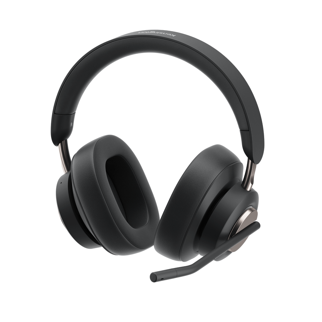 Edestä otettu lähikuva Kensington H3000 Bluetooth Over-Ear kuulokkeista
                                