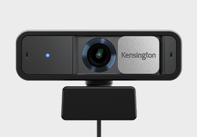 Kensigton w2050 webcam on white background.