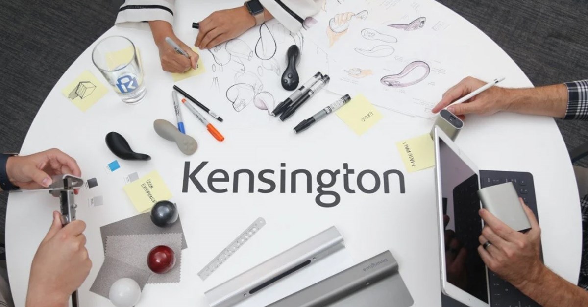 A few members of the Kensington team working on a product
