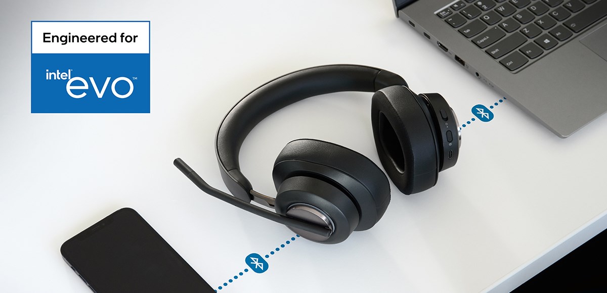 bluetooth Kensington audio accessories engineered for intel evo laptops
