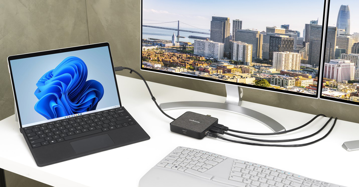 MD125U4 USB4ポータブルドッキングステーション（DFS） | Kensington