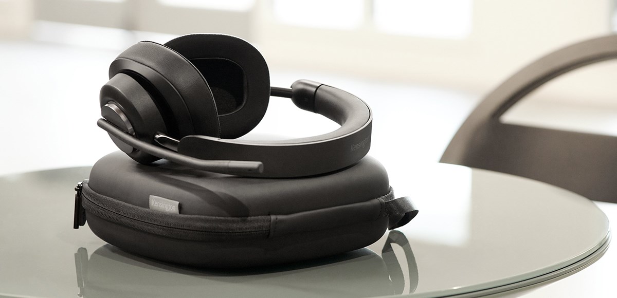 Kensington H3000 Bluetooth Headset on a table