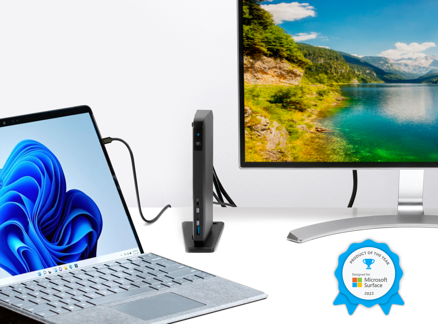 La station d’accueil USB-C de Kensington nommée produit « Desi...