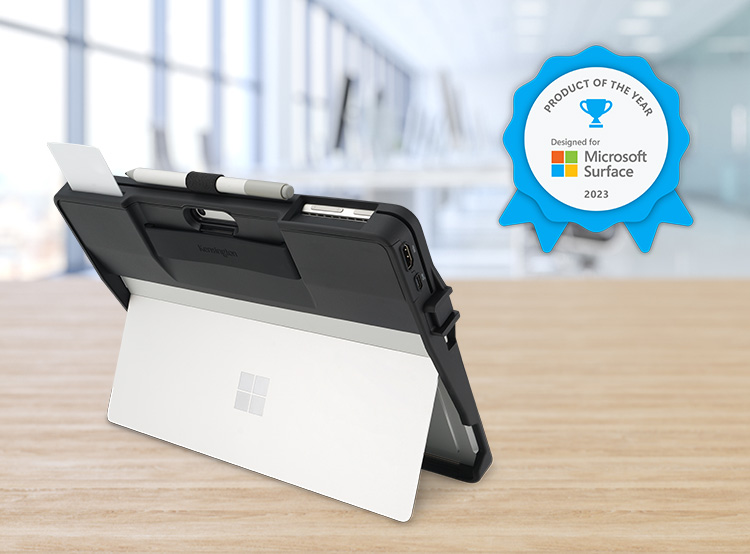 肯辛通 Kensington 带智能卡读卡器的强固型保护套荣获 Microsoft 年度产品奖