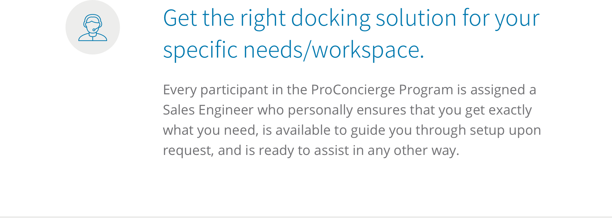 Docking Station ProConcierge Program Kensington
