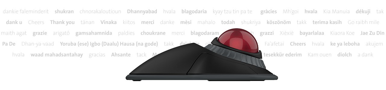 Orbit with Scroll Ring Wireless Trackball