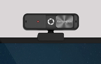 Kensington webcam on monitor