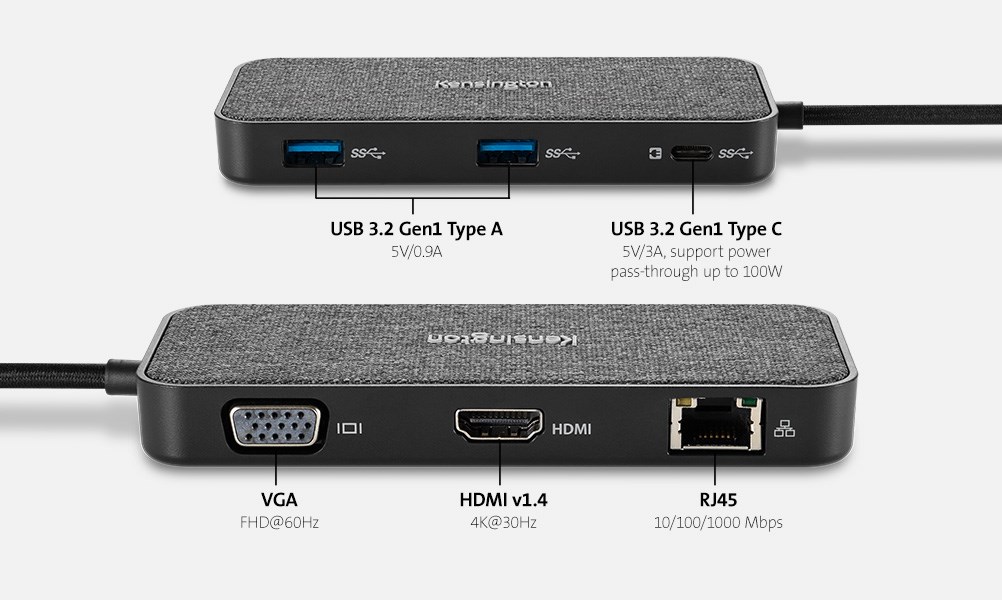 SD1650P docking station with port information