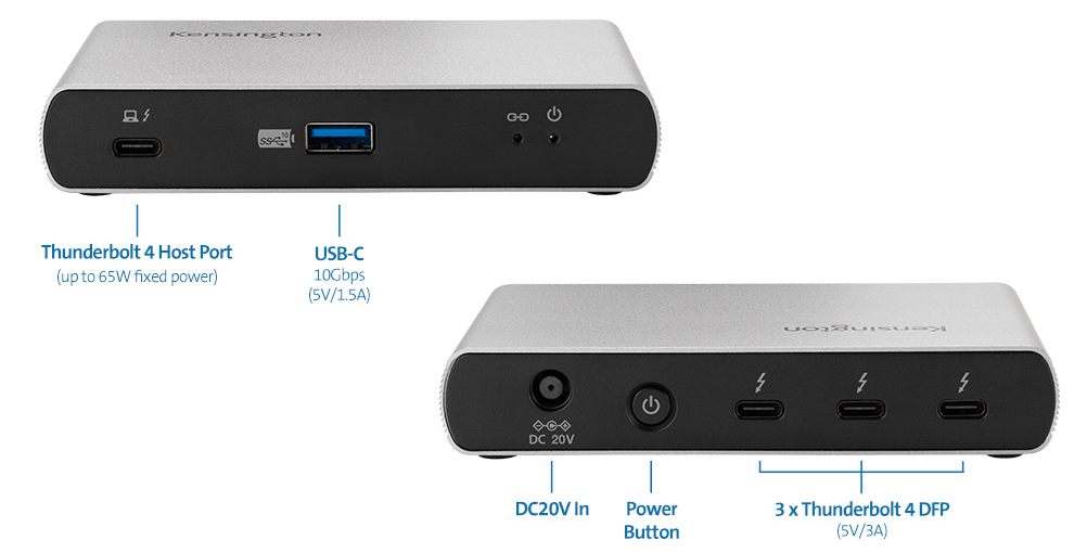 SD2600T docking station showing ports