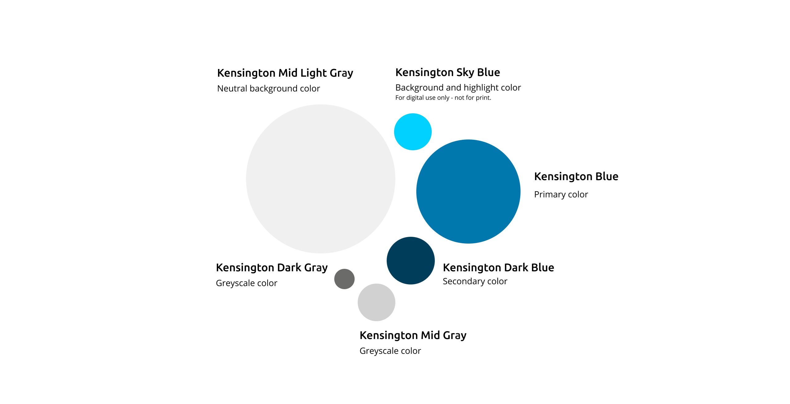 Examples of color usage