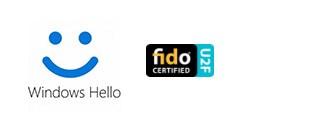 Certification for windows hello fido icon.