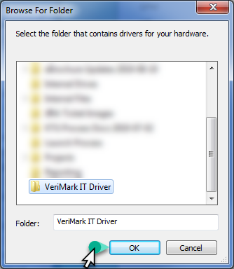 VeriMark setup screenshot step 11