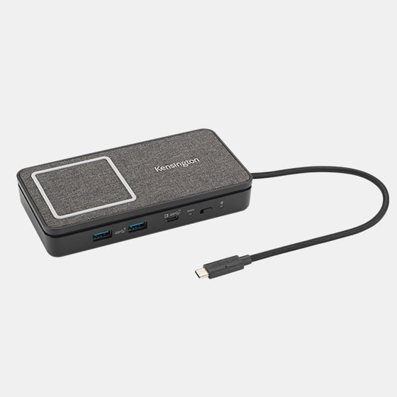 Kensington ドッキングステーション ACアダプター付き SD1650P USB-C シングル4K ポータブルドッキングステーション