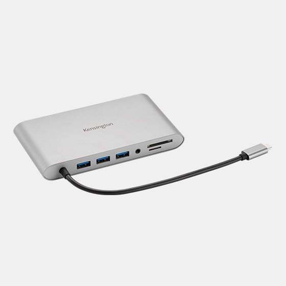 Kensington ドッキングステーション ACアダプター付き SD1650P USB-C シングル4K ポータブルドッキングステーション