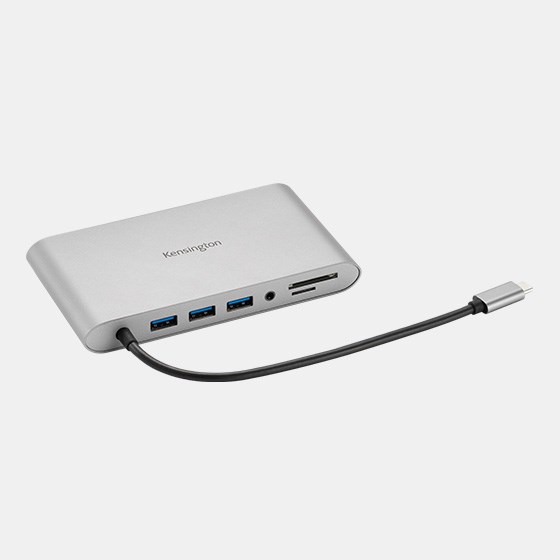 docking portátil de Kensington, docking portátil UH1400P concentrador móvil USB-C 8 en 1 sin controladores de 5 Gbps.