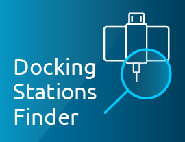 A blue icon featuring a computer screen with a lock symbol and a magnifying glass, with the text Privacy Filter Finder.
