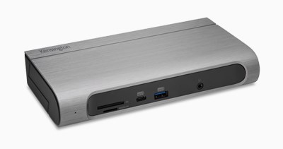 SD5600T 雷电 3 和 USB-C 双路 4K 多用途扩展坞 - 100W 供电 – Win/Mac on white background