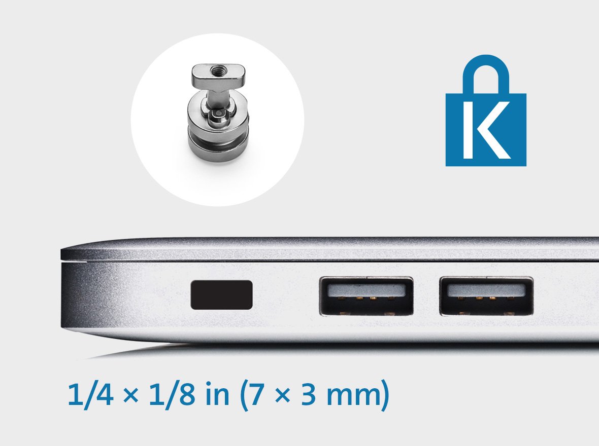 K-Slot security lock on white background.