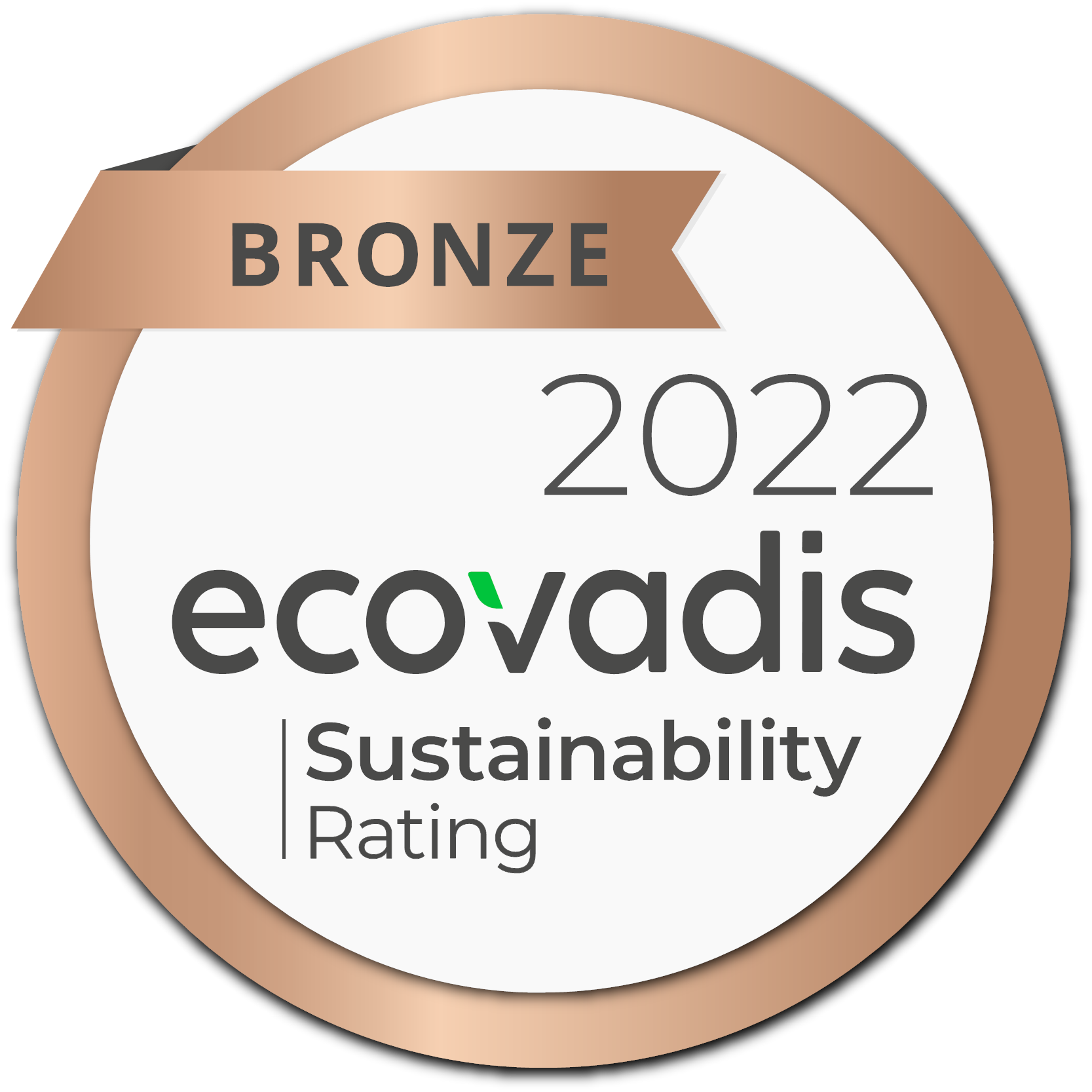 EcoVadis award badge