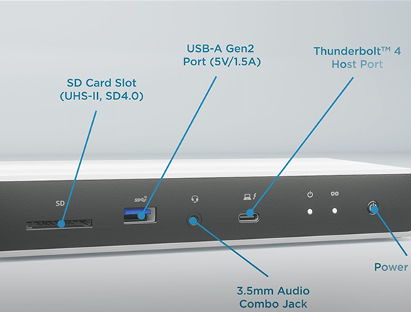 SD5780T Thunderbolt™ 4 Dual 4K Docking Station.