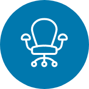 icône de chaise de bureau